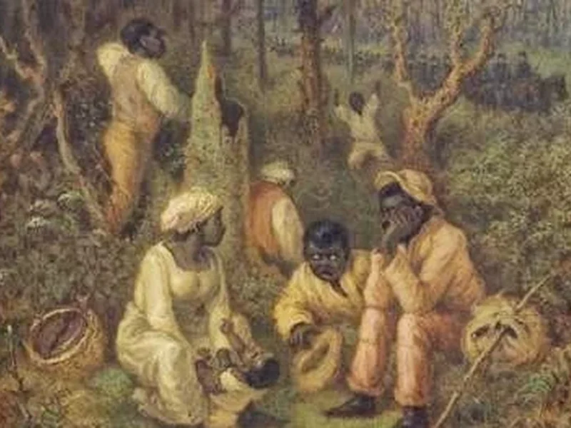 1839-David Edward Cronin - Fugitive Slaves in the Dismal Swamp, Virginia